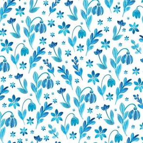 Blue flowers