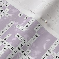 Spring Cleaning Crossword on Lavender