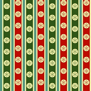Snowflake Stripe - Traditional Colourway