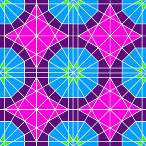 Mosaic Tile Geometric Shapes