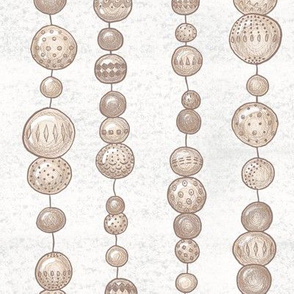 String Of Wooden Beads (off-white) V2