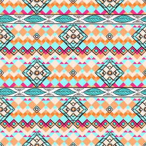 Ethnic geometric pattern 