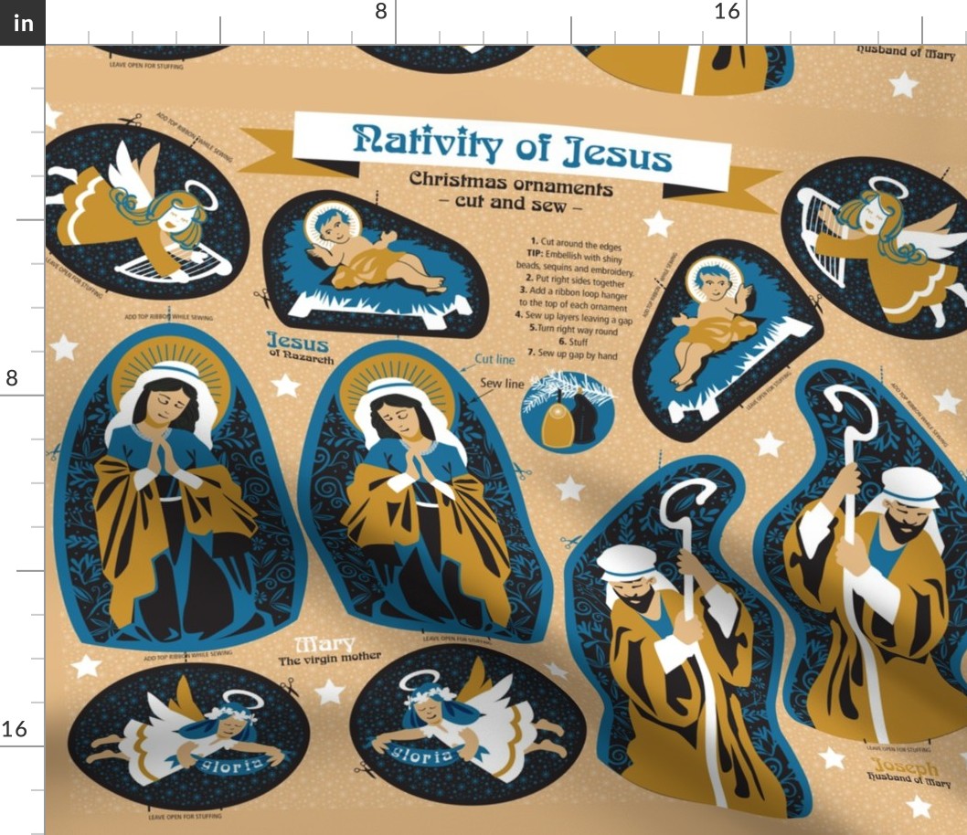  Nativity of Jesus – cut and sew [curry]