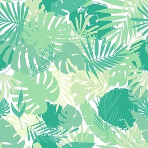 Palm tropic pattern