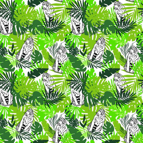 Palm tiger pattern