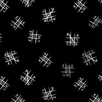 naughts and crosses black