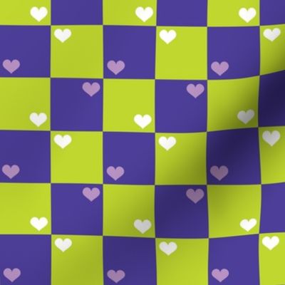 Purple Green Checkers