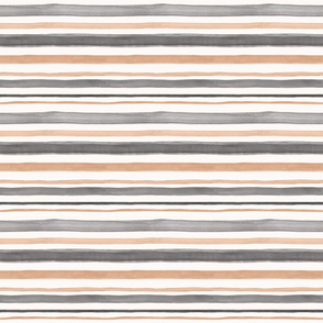 Watercolor stripes in gray, black and beige