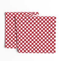 Croatian national checks - little red and white squares LARGE scale