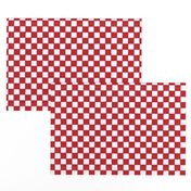 Croatian national checks - little red and white squares LARGE scale