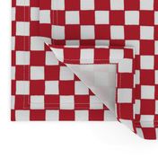 Croatian national checks - little red and white squares LARGE scale