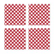 Croatian national checks - little red and white squares LARGE scale