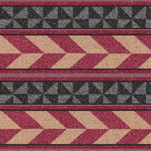 Fair Isle Geometric Stripes