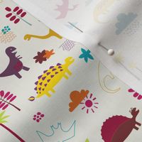 Dinosaur land - sunshine brights - small