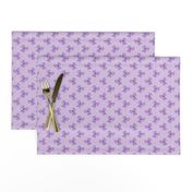 Bows Flip Flop Repeat Purple on Dusty Lavender