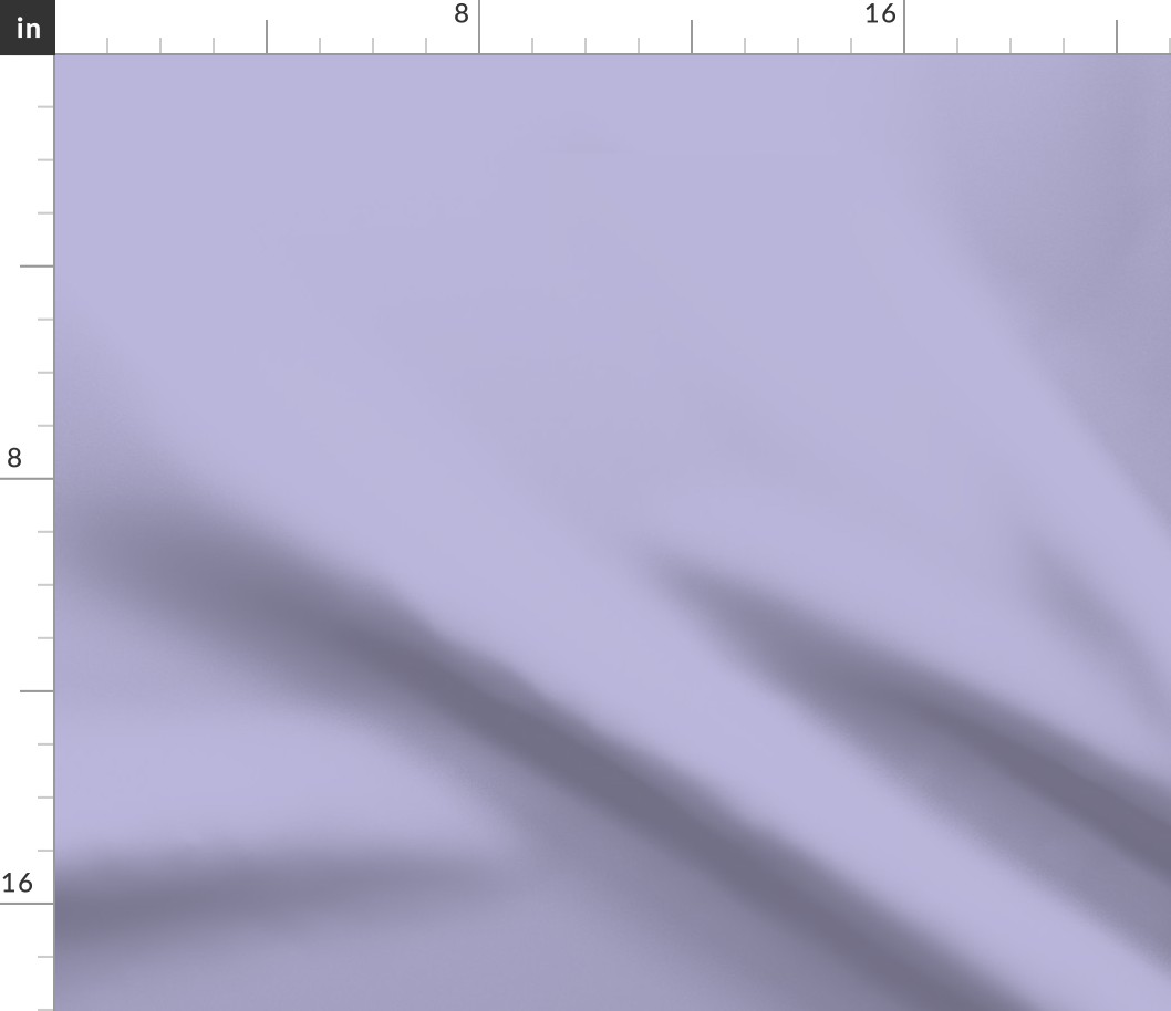 Lilac/ Lavender Solid - B9B5DA - Soft And Sweet woodland