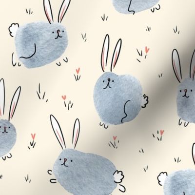 cheerful bunnies