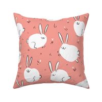 Fluffy cheerful bunnies Large Scale