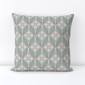 Mint leaves art deco