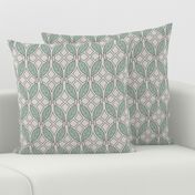 Mint leaves art deco