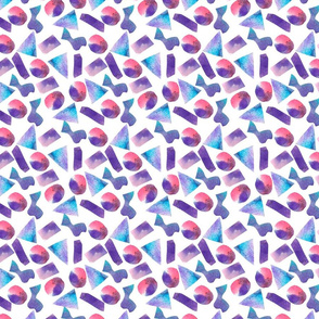 Paper cut out abstract geometric pattern