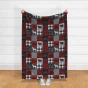 Farm Life Quilt - Red And Black