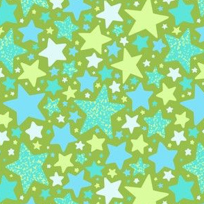 Luminous Stars in Blue & Green