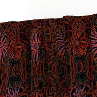 24" LARGE Rousseau Floral Batik