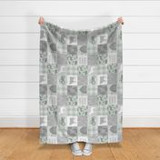 Home Sweet Home Farm Quilt - green - rotated