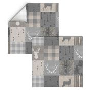 Rustic Little Man Quilt - neutrals