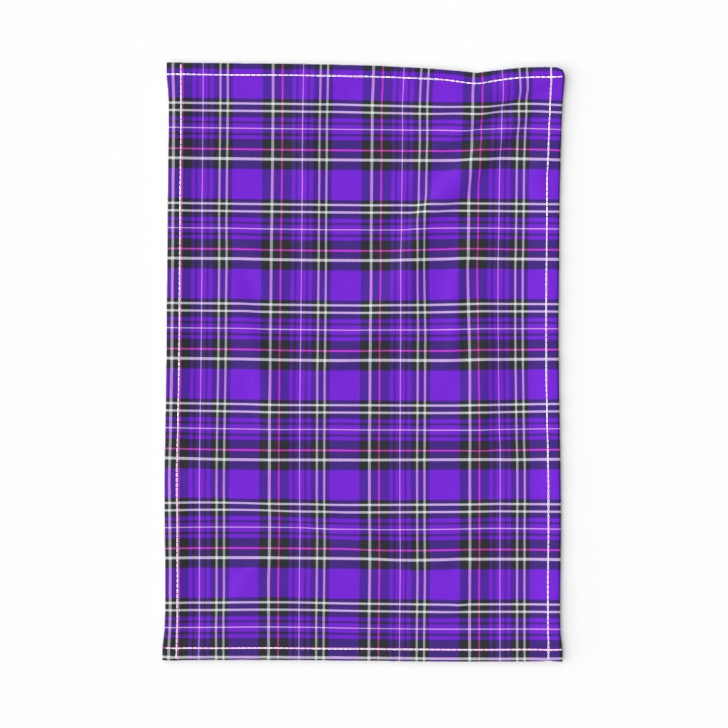 purple tartan plaid 4x4