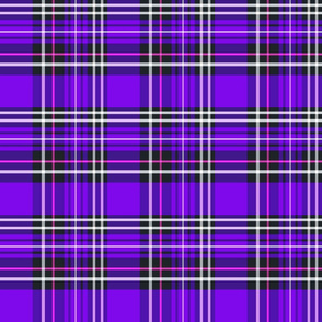 purple tartan plaid 6x6