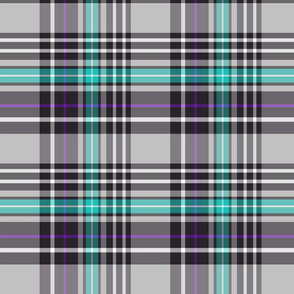 silver tartan plaid 8x8