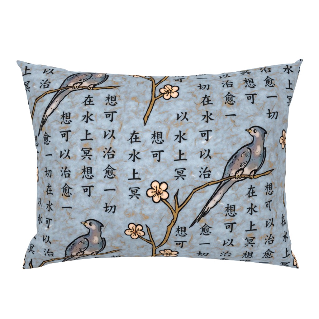 Chinoiserie en bleu