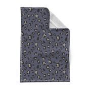 africa africa - leopard print - blue black taupe