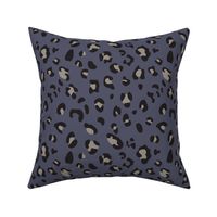 africa africa - leopard print - blue black taupe