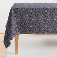 africa africa - leopard print - blue black taupe