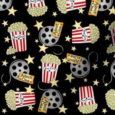 VIP Movie Night / Theater Pop-Corn sm. ditsy   
