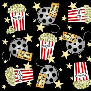 VIP Movie Night / Theater Pop-Corn sm. ditsy   