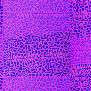 Tribal Matisse - Lavender Largee Scale