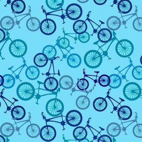 Blue Bicycles 