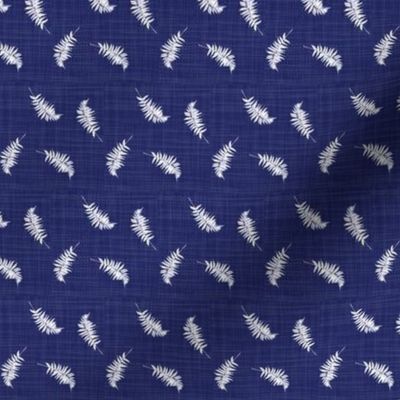 fern on navy texture