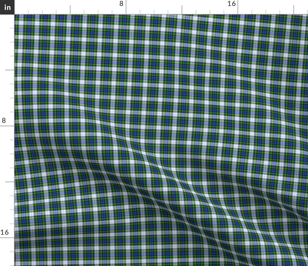 Gordon dress tartan #1, 1" modern colors