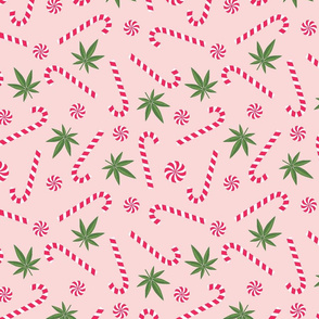 candy cane and cannabis