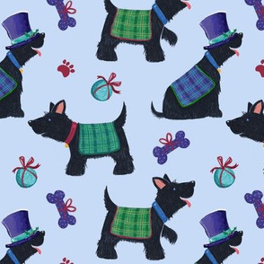 Scottish Scottie Dogs & Tartan Coats