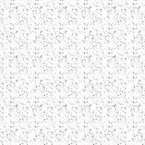 4" Black Dots White Background