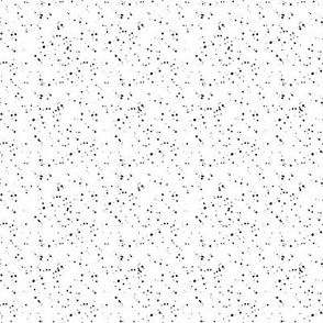 8" Black Dots White Background