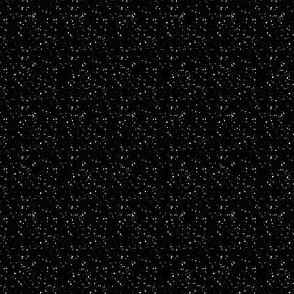 4" White Dots Black Background