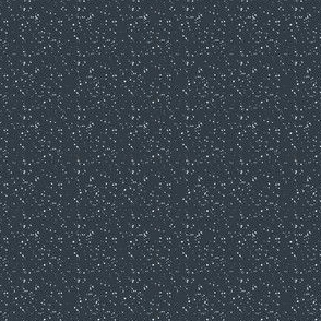 4" White Dots Dark Steel Blue Background