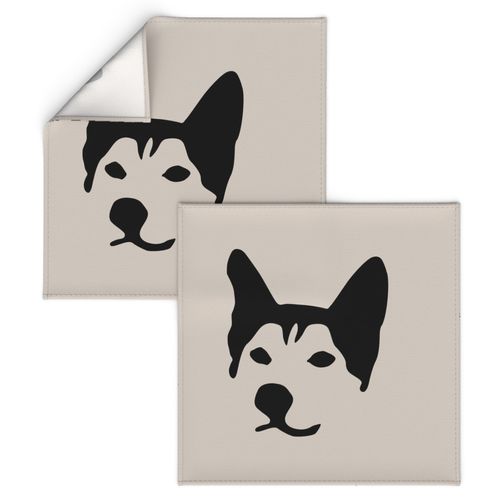 Husky Pillow Panel